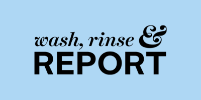 wash, rinse and report blog icon
